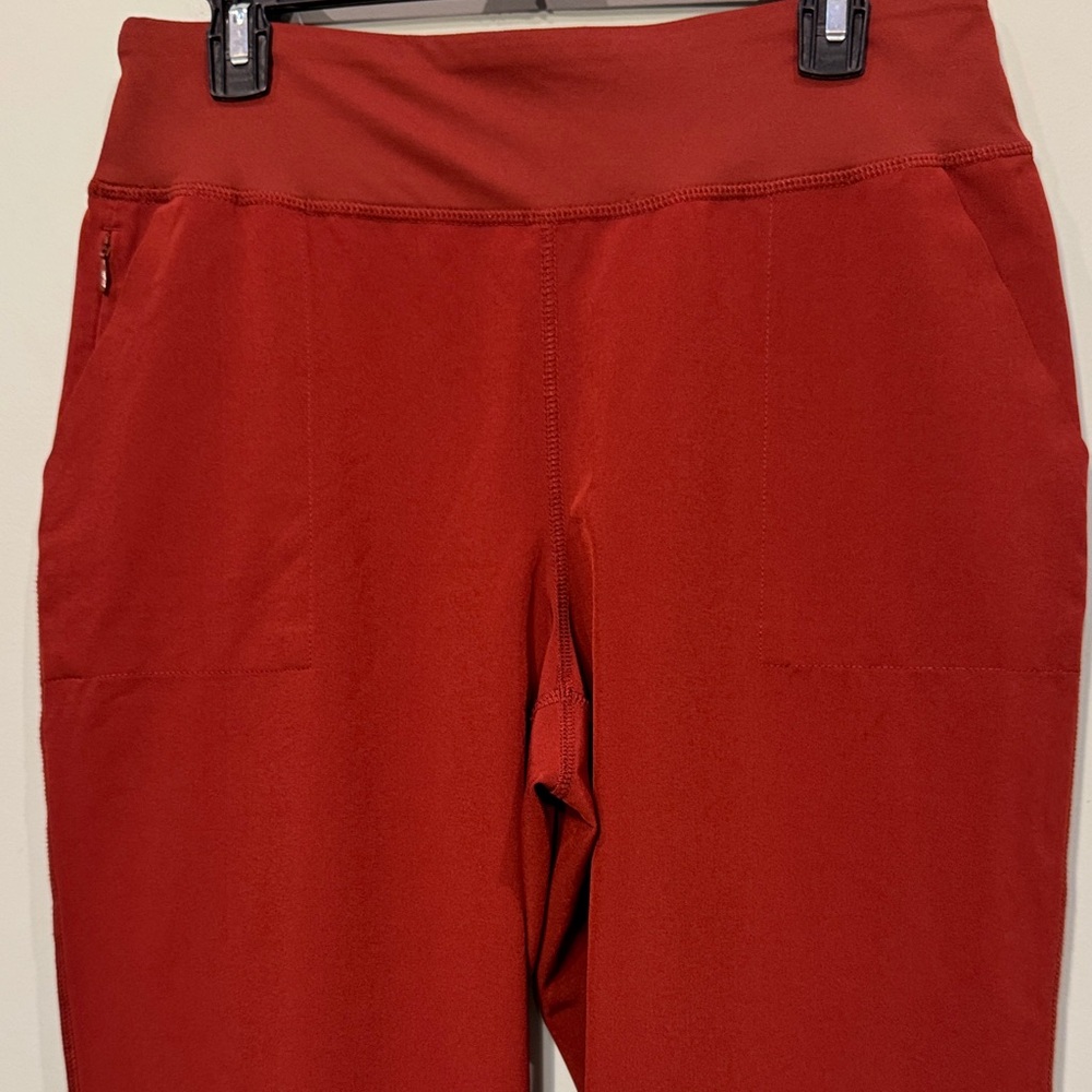 Lands' End Women's terracotta Straight Leg hiking outdoor relaxed Pants Size S